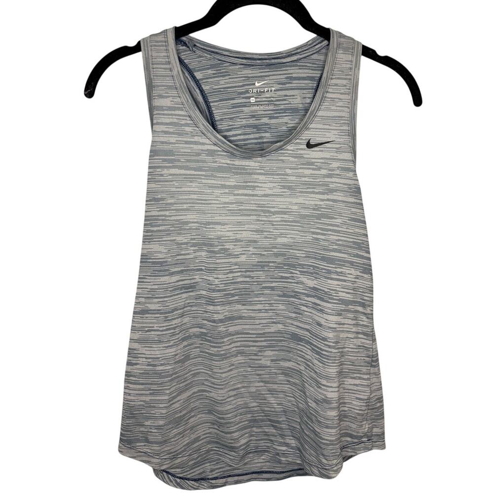 Nike Dri-Fit Tank Top Women's Size XS Running Blue Athletic Yoga Workout Active